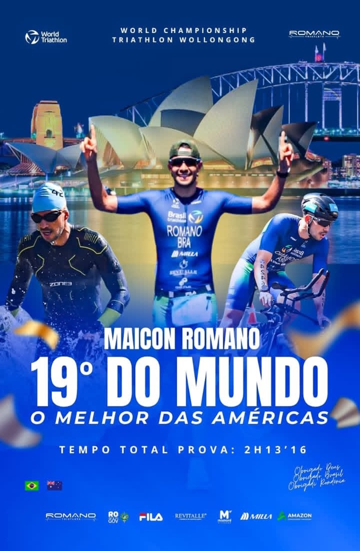 Maicon Romano é 19º do Mundo